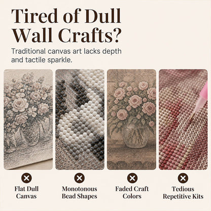 Create Sparkling Art Instantly! Relaxing Diamond Art Kit