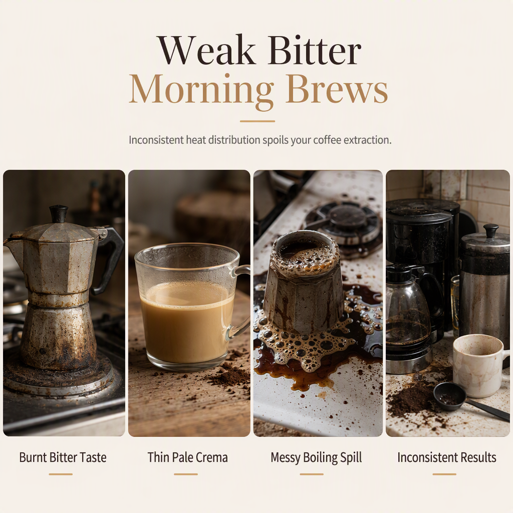 Classic Italian Moka Pot for Home Use