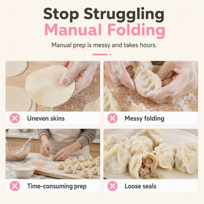 🥟 2-in-1 Dumpling Maker Press | Easy Prep