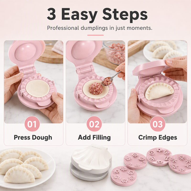 🥟 2-in-1 Dumpling Maker Press | Easy Prep