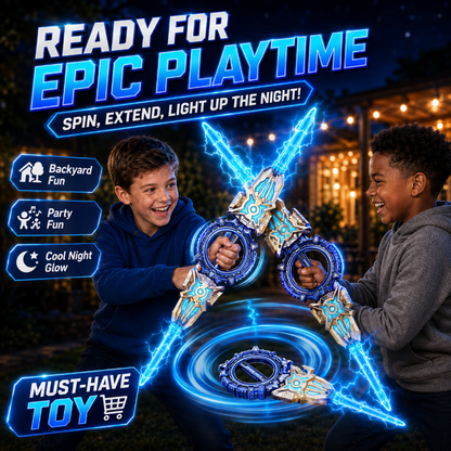 🎄🎁Christmas Special: Final Price Drop!🏆Rechargeable Double-Blade Light Up Sword