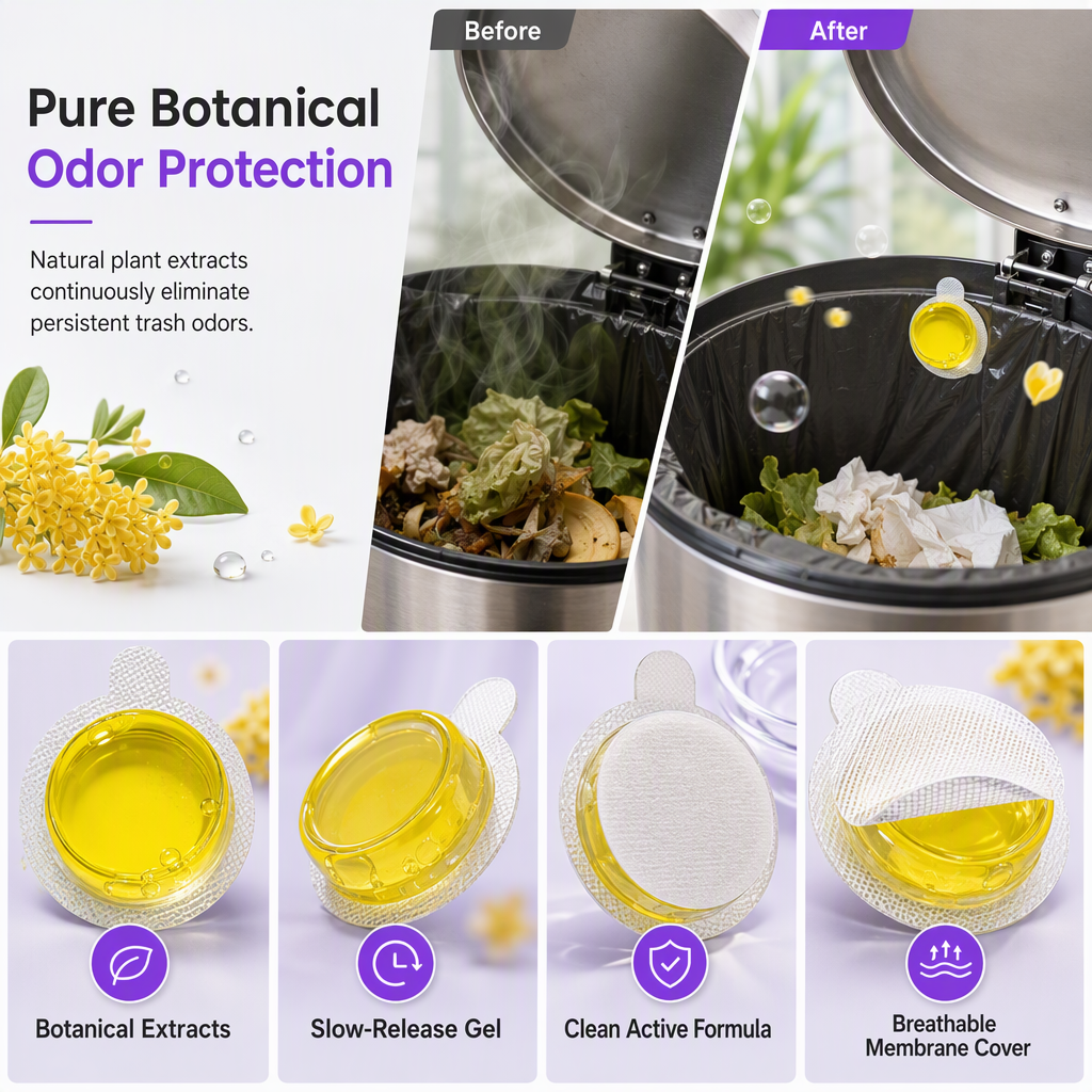 Trash Can Deodorizer Gentle Odor Eliminator