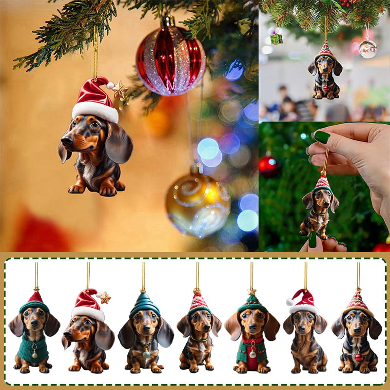 🎄🎁Christmas Sale! 🐕 Puppy-Shaped Christmas Tree Ornaments