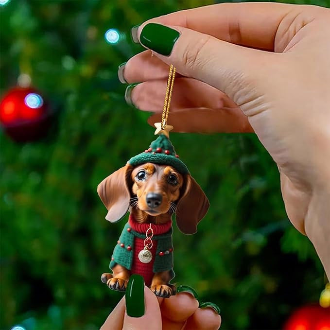 🎄🎁Christmas Sale! 🐕 Puppy-Shaped Christmas Tree Ornaments