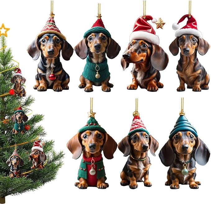 🎄🎁Christmas Sale! 🐕 Puppy-Shaped Christmas Tree Ornaments