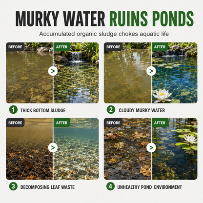 Pond Water Clarifier Powder for Fish Ponds and Pools