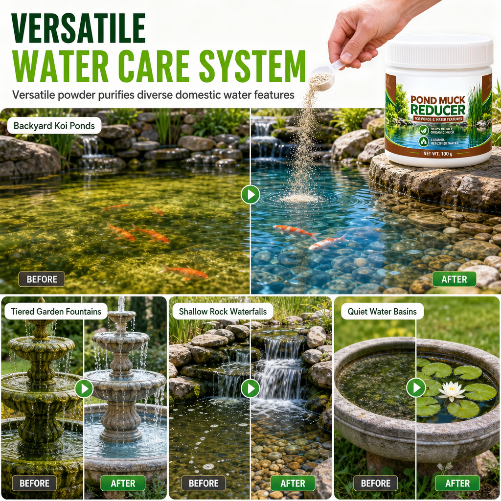 Pond Water Clarifier Powder for Fish Ponds and Pools