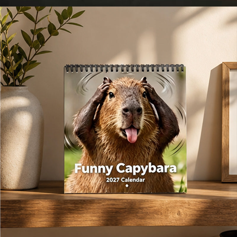 📅Capybara Calendar 2027 | 3 Fun Styles