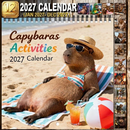 📅Capybara Calendar 2027 | 3 Fun Styles