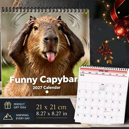 📅Capybara Calendar 2027 | 3 Fun Styles