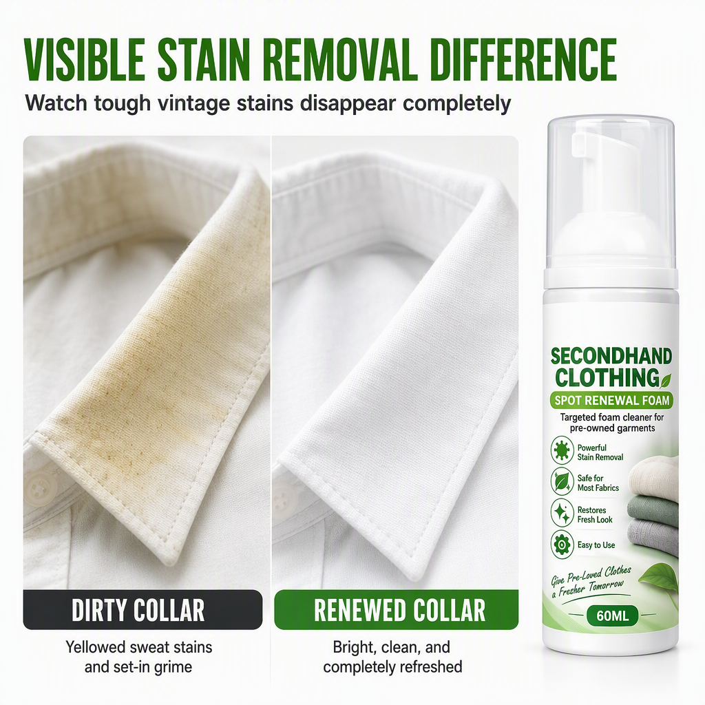 🧼 Rinse-Free Clothing Stain Foam | 60ml