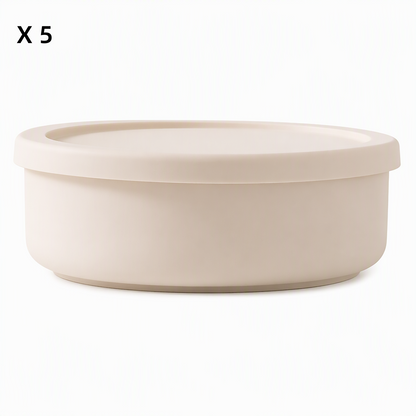 Press Perfect Patties Instantly! Non-Stick Silicone Meat Container