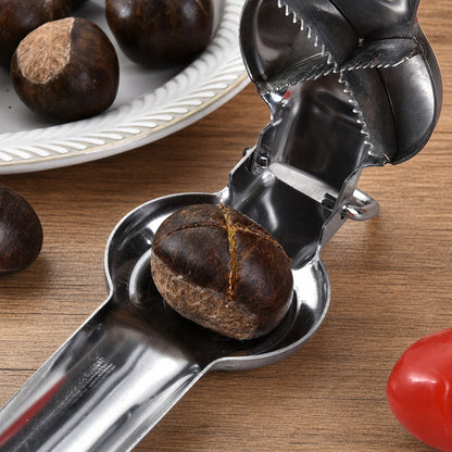 Stainless Steel Nut Cracker and Chestnut Sheller Tool