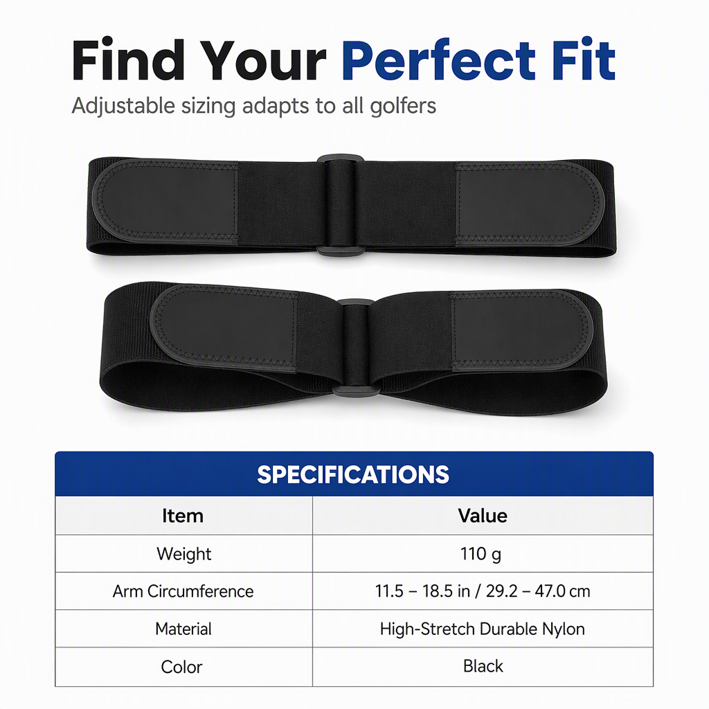 Golf Swing Arm Band - Arm Connection Trainer