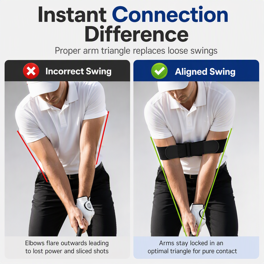 Golf Swing Arm Band - Arm Connection Trainer