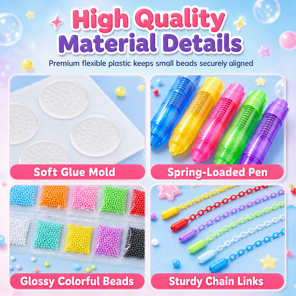 DIY Dot Bead Painting Sticker Art Kit for Kids
