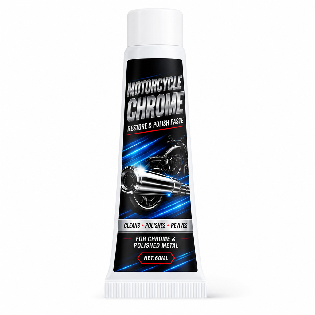 Motorcycle Chrome Polishing Paste and Metal Restorer