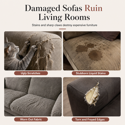 Scratch Resistant Soft Sofa Cover