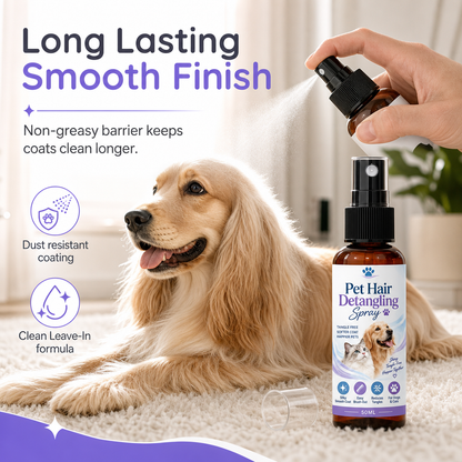 Remove Mats & Shine Instantly! Pet Detangling Spray