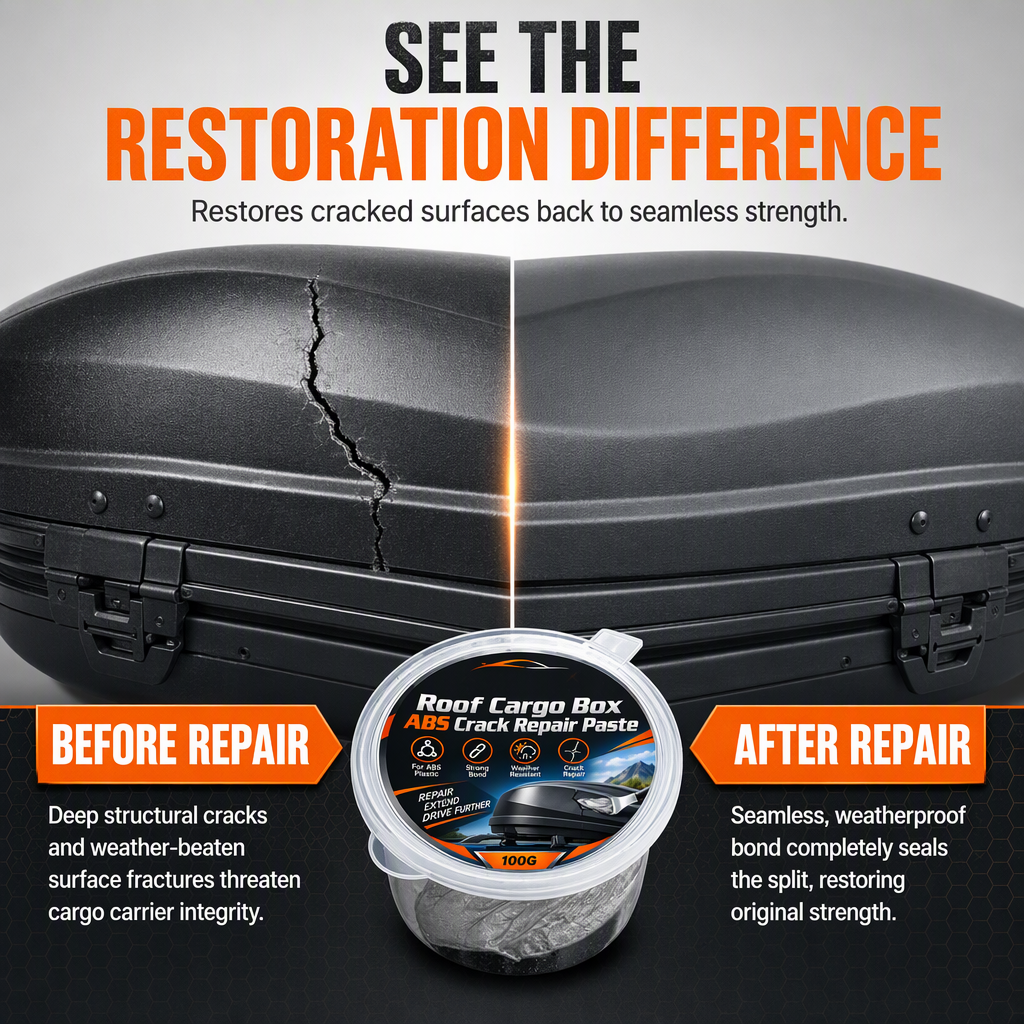 Repair Roof Box Cracks Instantly! ABS Crack Filler Cream