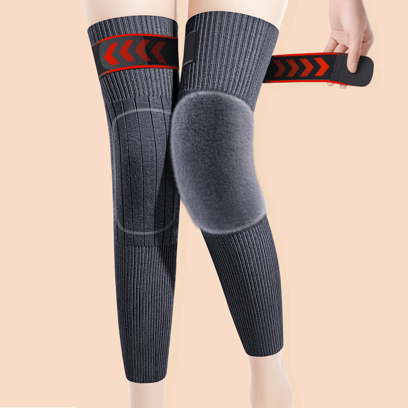 💖Black Friday Mega Deal – 50% off!💖❄️ Thermal Knee Warmers – Stretchy Winter Knee Sleeves for Outdoor Activities