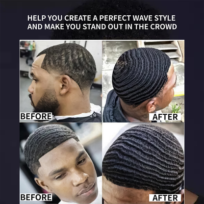 Wave Pomade Medium Hold Water Based High Shine Hair Wax