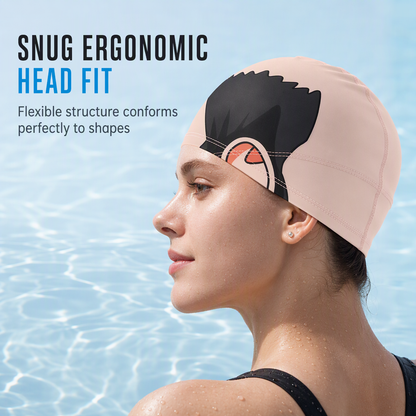 Unisex Funny High Stretch Swim Hat