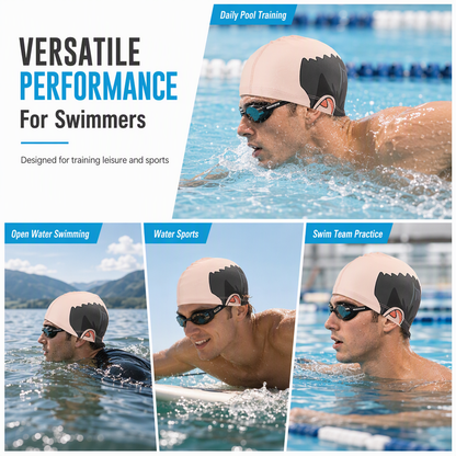 Unisex Funny High Stretch Swim Hat