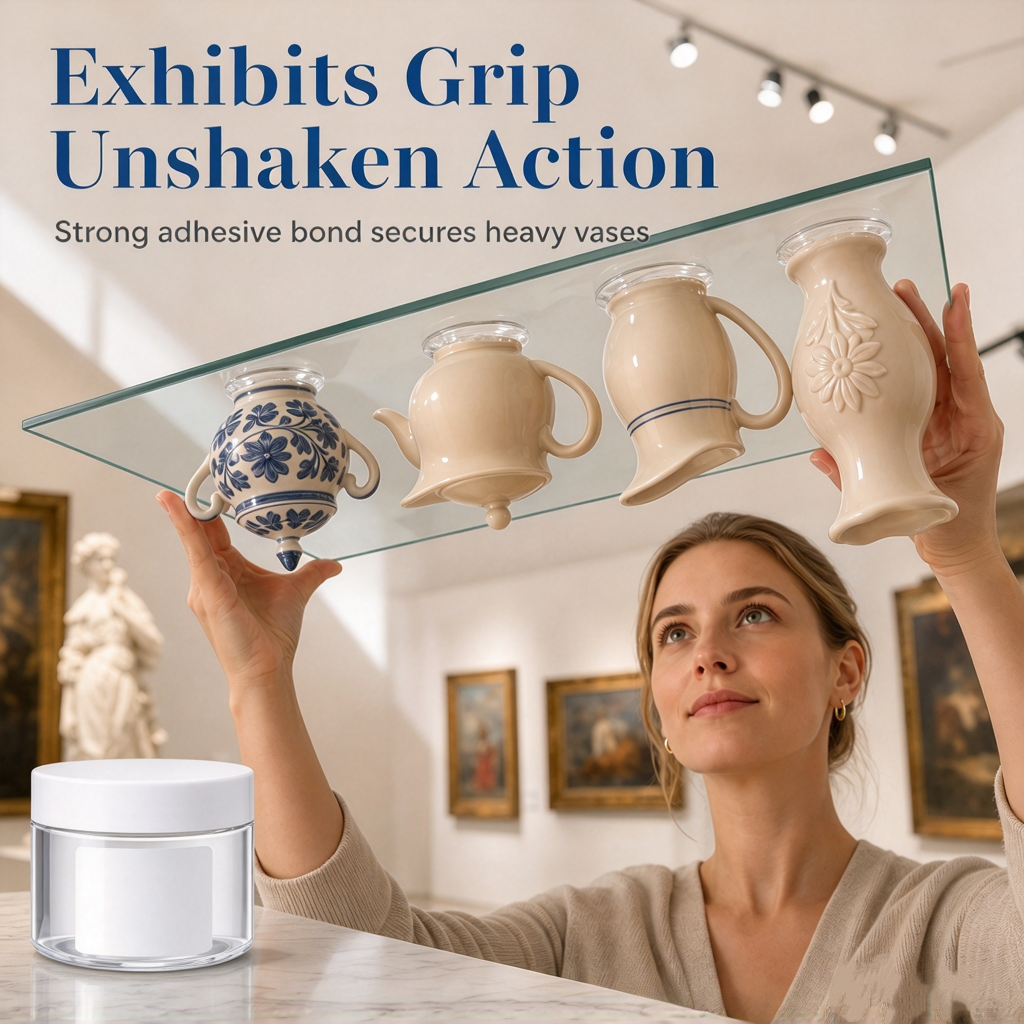 Reusable Clear Dimethyl Silicone Museum Gel