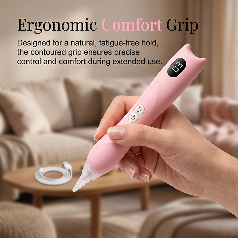 Rechargeable LED Diamond Painting Pen with USB Cable for DIY Crafting
