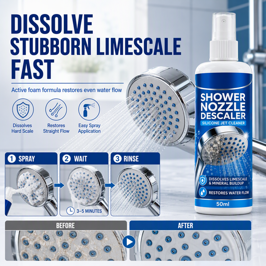 Shower Head Silicone Nozzle Descaler