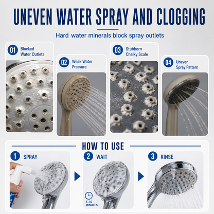 Shower Head Silicone Nozzle Descaler