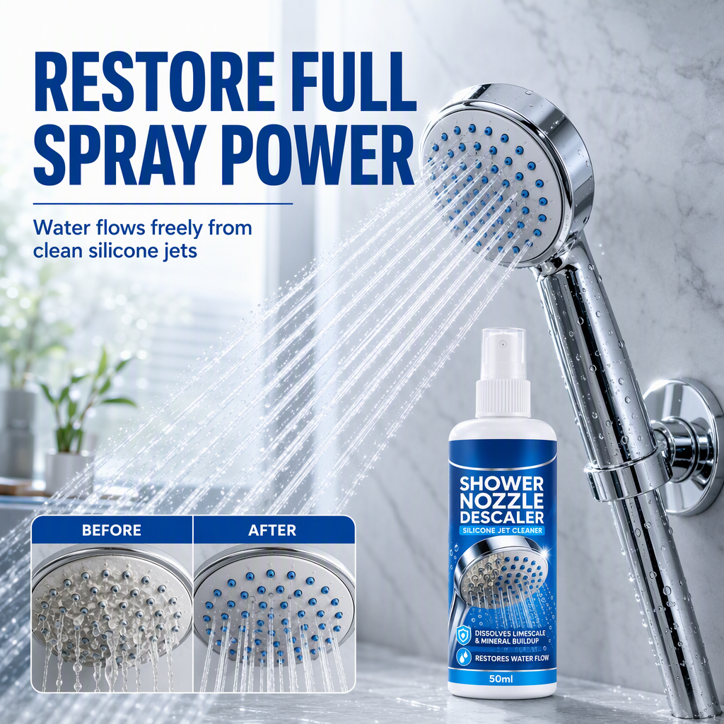 Shower Head Silicone Nozzle Descaler