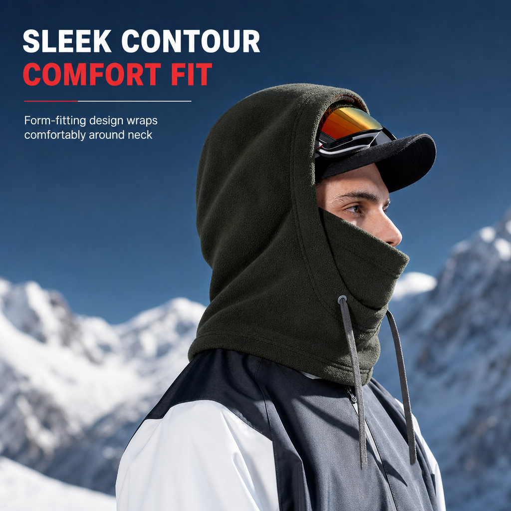 🥳2026 HOT SALE🥳💞50K+ SOLD! 🧣❄️ 50% OFF! 3-in-1 Winter Balaclava – windproof fleece covers head, neck, face & ears. Adjustable fit for skiing, cycling & cold weather! 🛡️💪
