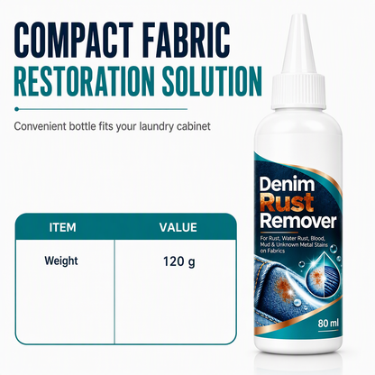 Remove Denim Rust Stains Instantly! Gentle Fabric Stain Remover