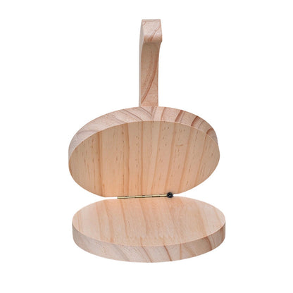 Press Perfect Dumplings Instantly! Wooden Dough Press Tool
