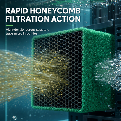 🥳2026 HOT SALE🥳💞50K+ SOLD! 🐠💧 50% OFF! Activated Carbon Filter Cube – honeycomb filtration clears cloudy water, removes odors. Anti-crumble block for crystal-clear aquarium! 🛡️✅