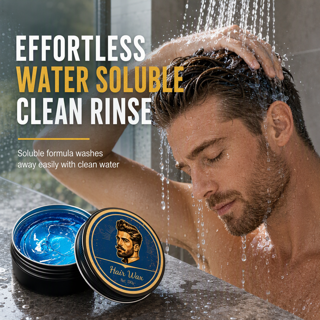 💈50% OFF NOW! Cologne Scented Men's Hair Wax Pomade 130g, Matte Finish Strong Hold Volumizing Hair Styling Wax, Water Soluble Long Lasting Hair Paste