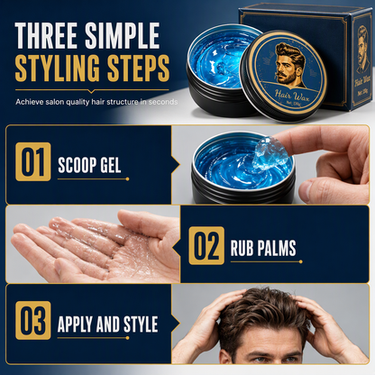 💈50% OFF NOW! Cologne Scented Men's Hair Wax Pomade 130g, Matte Finish Strong Hold Volumizing Hair Styling Wax, Water Soluble Long Lasting Hair Paste