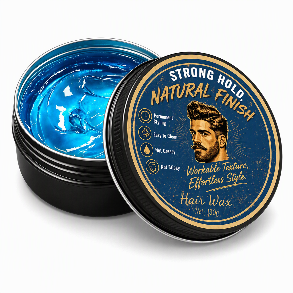 💈50% OFF NOW! Cologne Scented Men's Hair Wax Pomade 130g, Matte Finish Strong Hold Volumizing Hair Styling Wax, Water Soluble Long Lasting Hair Paste