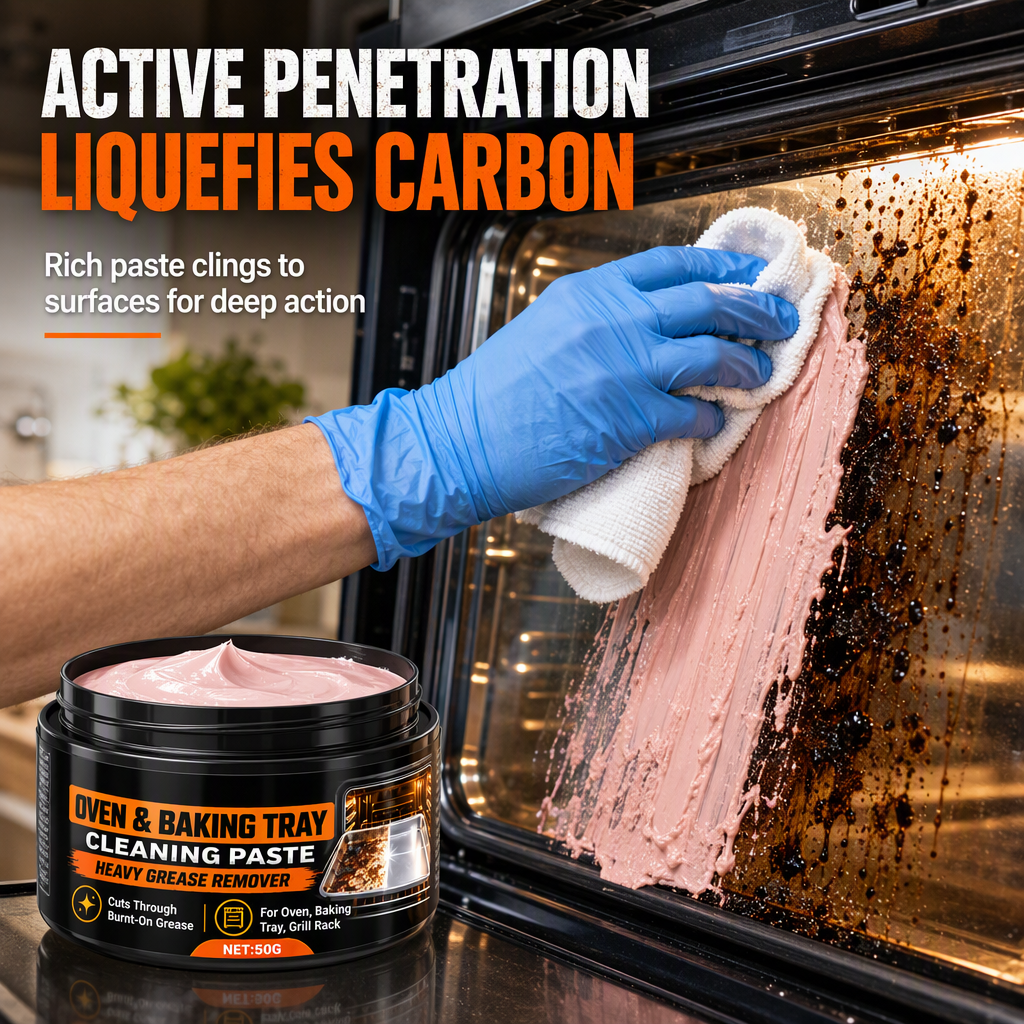 🔥Limited Time Promotion 50% OFF🔥Erase Burnt Grease Instantly! Heavy-Duty Cleaning Paste