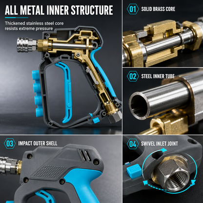High Pressure Washer Short Spray Tool