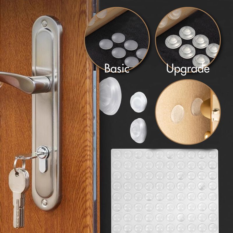 Silence Cabinet Doors Instantly! Self-Adhesive Bumper Pads