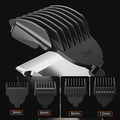 ✂️ 5-in-1 Multifunctional Hair Trimmer Set – Salon-Quality Grooming with 4 Replaceable