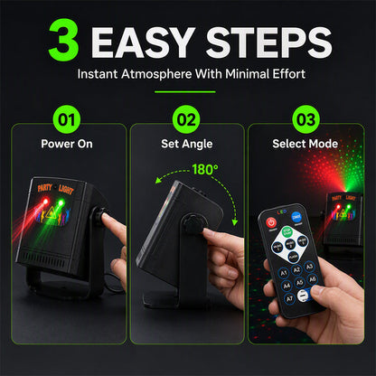 Rechargeable Party Laser Light with Remote Control