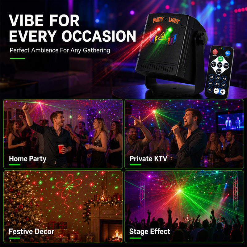 Rechargeable Party Laser Light with Remote Control