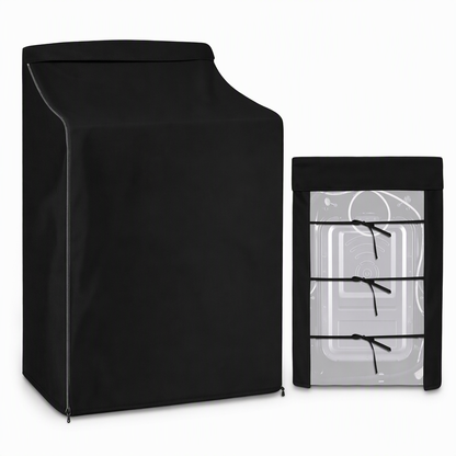210D Waterproof Dustproof and Sunproof Protective Cover for Front Loading Washing Machine and Dryer