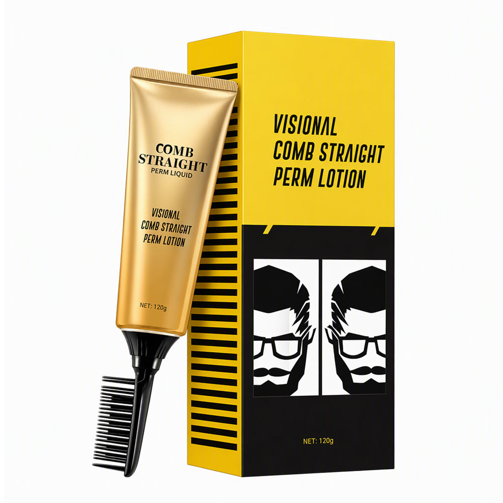 Straighten Hair Instantly! Protein Styling Cream with Comb