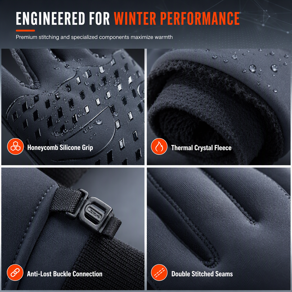 🧤 LIMITED-TIME 49% OFF! ❄️ High-quality Thermal Gloves – Warm, Touchscreen, Non-slip ✨