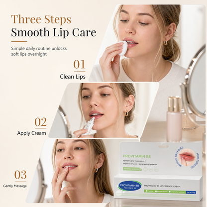 Moisturize Dry Lips Instantly! Pro-Vitamin B5 Lip Cream